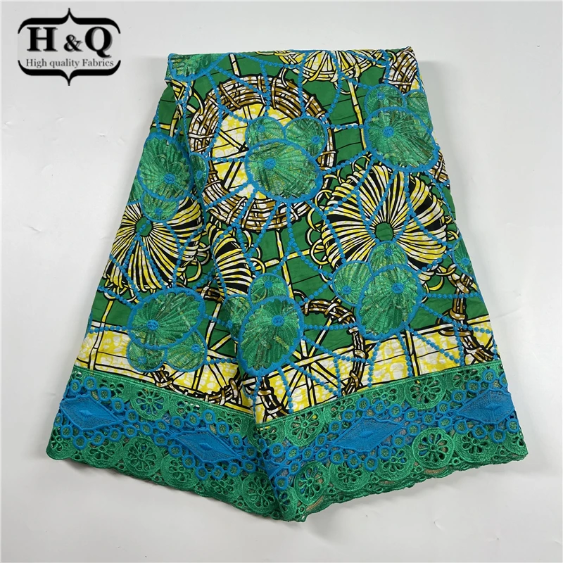 H&Q African Wax Fabric Lace Latest Arrival Ankara Wax With Guipure Cord Lace Fabric For Nigerian Wedding Party Dress Fashionable
H&Q African Wax Fabric Lace Latest Arrival Ankara Wax With Guipure Cord Lace Fabric For Nigerian Wedding Party Dress Fashionable