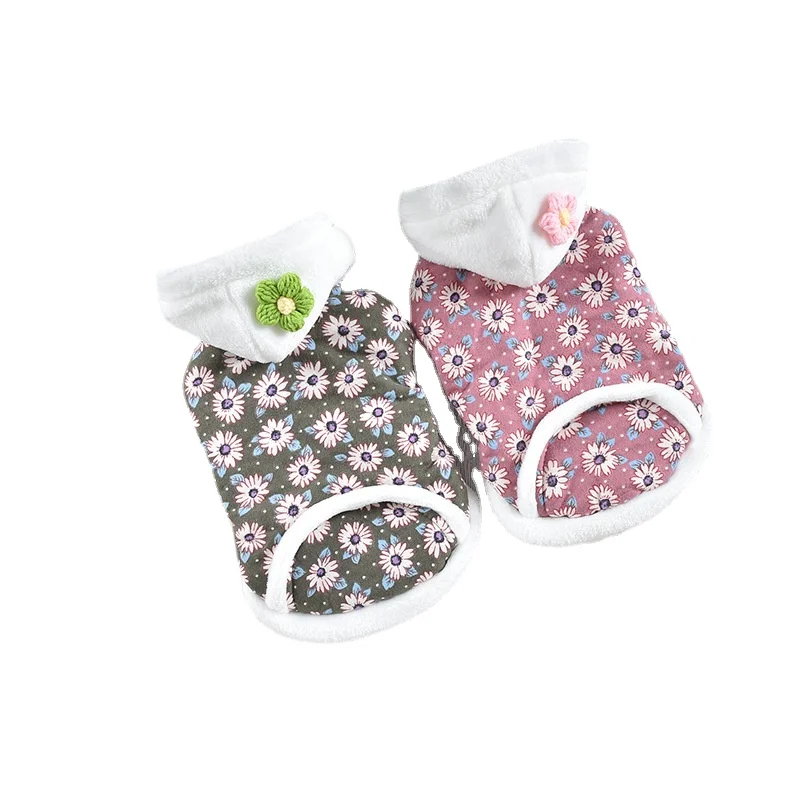 Pet Clothing Little Daisy Coat Princess Dog Cat Coat Jacket Pet Puppy Dress Autumn and Winter Clothing Apparel Hoodie
Pet Clothing Little Daisy Coat Princess Dog Cat Coat Jacket Pet Puppy Dress Autumn and Winter Clothing Apparel Hoodie