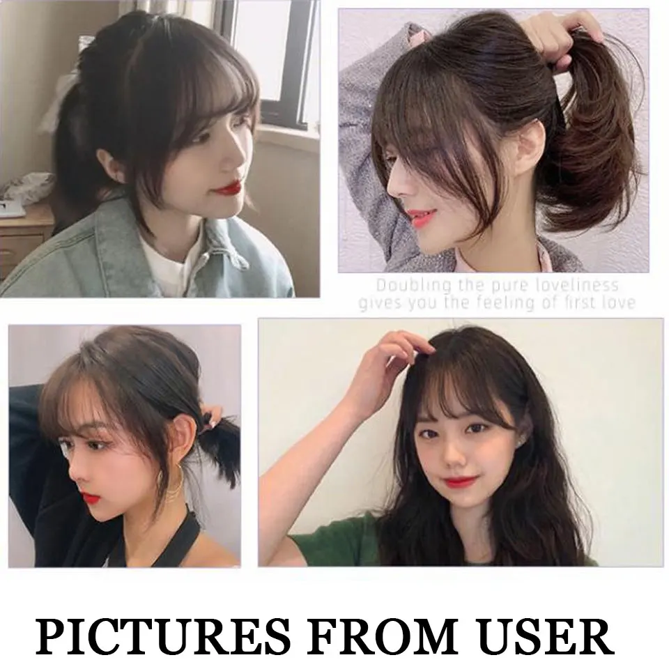 blond clip in fringe bangs hair wig pieces synthetic fiber black brown hair extension headwear front neat hairpieces MUMUPI
blond clip in fringe bangs hair wig pieces synthetic fiber black brown hair extension headwear front neat hairpieces MUMUPI