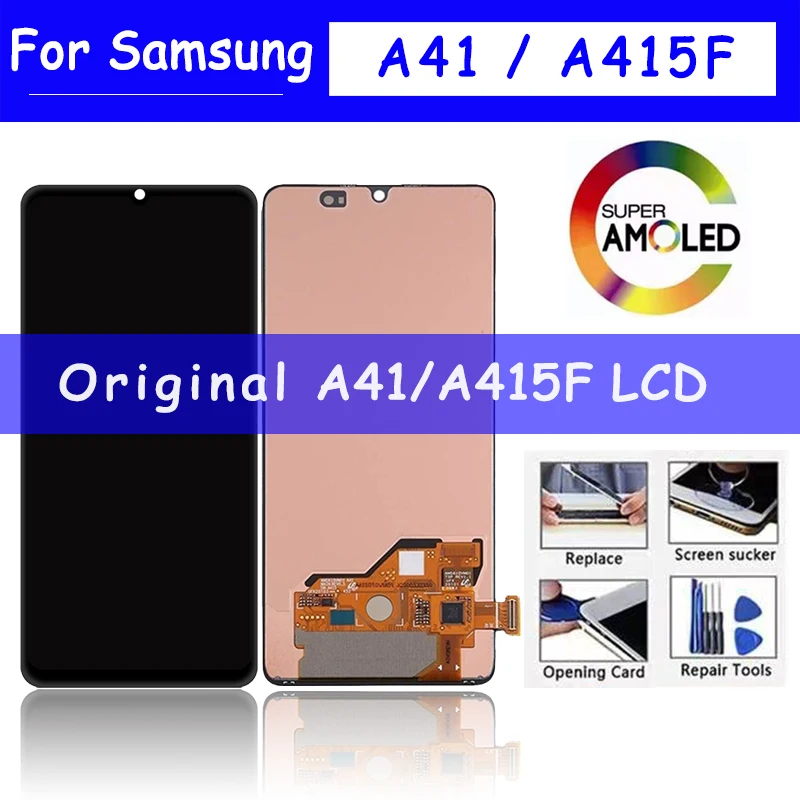 6.1"Original A415 LCD For Samsung Galaxy A41 A415 A415F A415F/DS LCD display Screen Touch panel Digitizer with frame Assembly
6.1"Original A415 LCD For Samsung Galaxy A41 A415 A415F A415F/DS LCD display Screen Touch panel Digitizer with frame Assembly