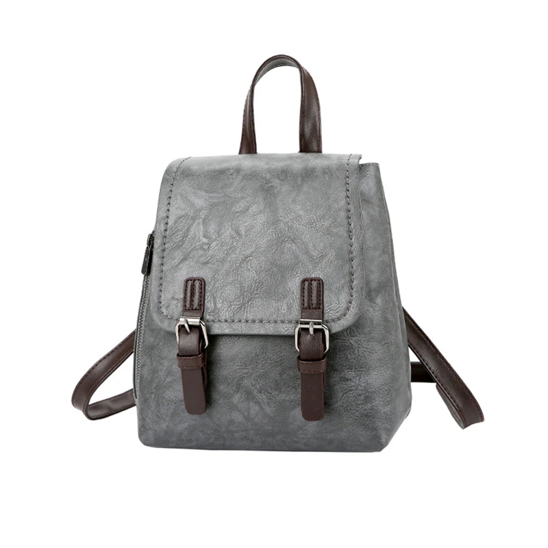 2022 Korean Matte Female Oil Leather Retro Casual Shoulder Slung Three-purpose Backpack Women Wild Travel Mini Backpack
2022 Korean Matte Female Oil Leather Retro Casual Shoulder Slung Three-purpose Backpack Women Wild Travel Mini Backpack