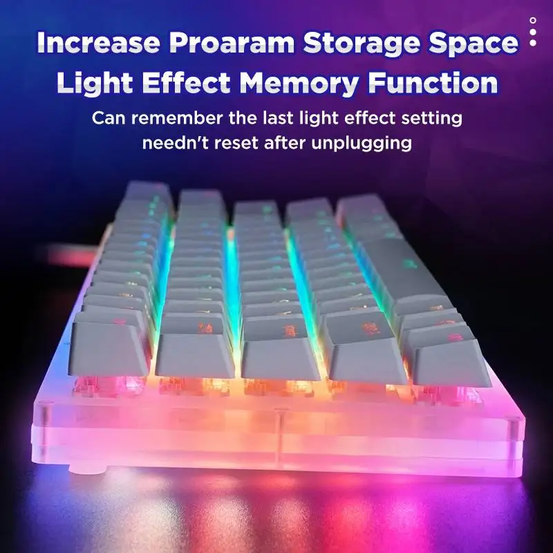 Womier Mechanical Keyboard K66 Keys Hot Swappable Tyce-C Wired RGB Backlit Gaming Keyboard Gateron Switch Crystalline Base
Womier Mechanical Keyboard K66 Keys Hot Swappable Tyce-C Wired RGB Backlit Gaming Keyboard Gateron Switch Crystalline Base