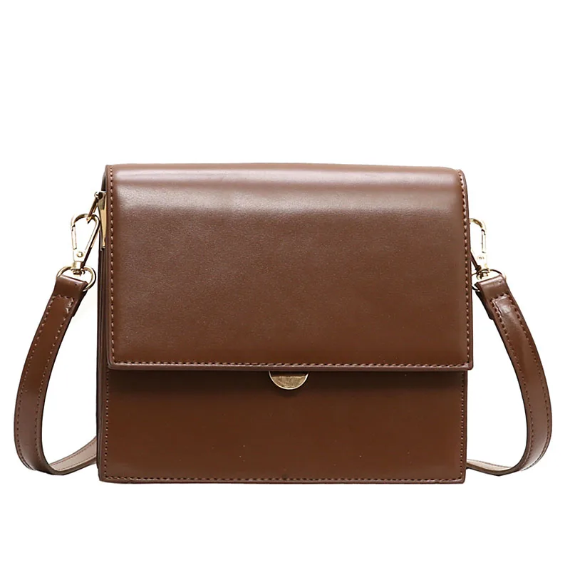 Retro bags for women 2020 new simple fashion small square bag wild shoulder messenger bag Crossbody Bags purses and handbags