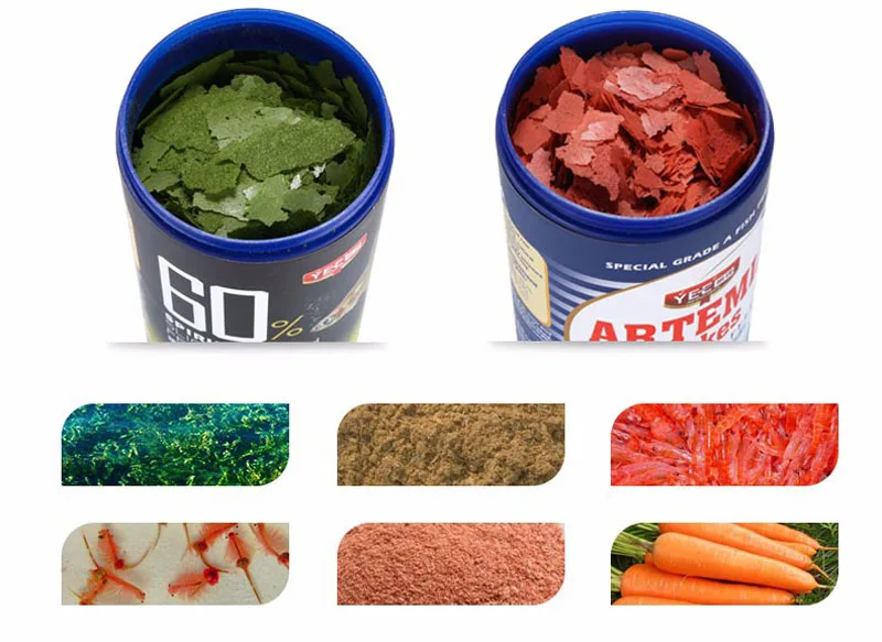 Spirulina Flake Artemia Flake Color Enhanced Fish Food Feed for All Kinds of Tropical Aquarium Small Fish
Spirulina Flake Artemia Flake Color Enhanced Fish Food Feed for All Kinds of Tropical Aquarium Small Fish
