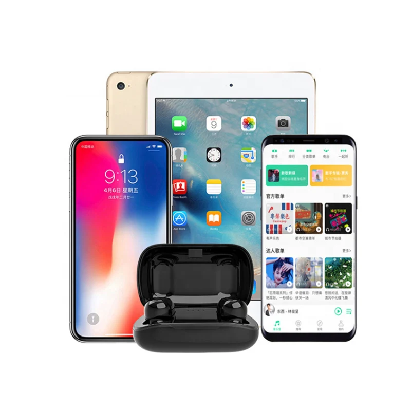 Bluetooth Earphone Wireless Earbuds 5.0 TWS Dual Headset 9D Bass Sound Noise Conceling Sport fone bluetooth for PC IOS Android
Bluetooth Earphone Wireless Earbuds 5.0 TWS Dual Headset 9D Bass Sound Noise Conceling Sport fone bluetooth for PC IOS Android