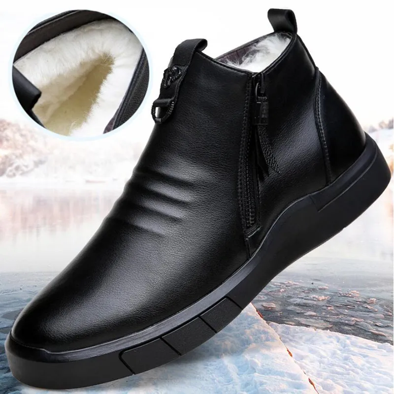 CH26 Men Shoes Designer Genuine Leather 100% Wool Lining Winter Super Keep Warm Outdoor Ankle Boots Snow Casual Chelsea Boots
CH26 Men Shoes Designer Genuine Leather 100% Wool Lining Winter Super Keep Warm Outdoor Ankle Boots Snow Casual Chelsea Boots