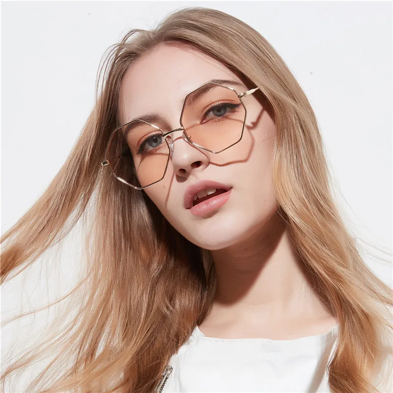 Трендовый товар 2019 квадратные солнцезащитные очки в стиле ретро розовые женские