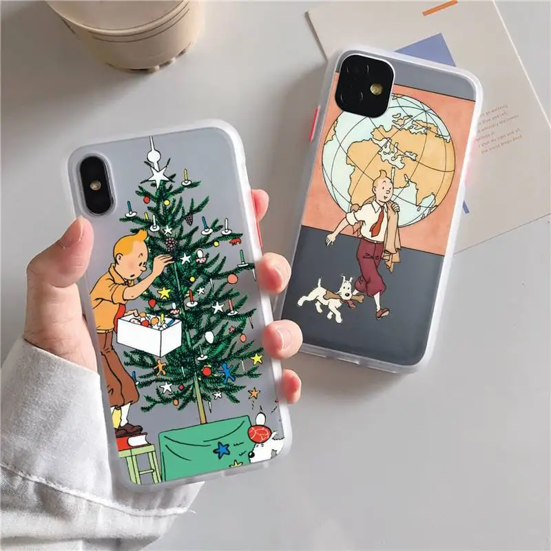 The Adventures of Tintin Cartoon Phone Case For iphone 13 12 11 xr xs x 7 8 pro max Plain Soft TPU Silicone Clear Case Cover
The Adventures of Tintin Cartoon Phone Case For iphone 13 12 11 xr xs x 7 8 pro max Plain Soft TPU Silicone Clear Case Cover