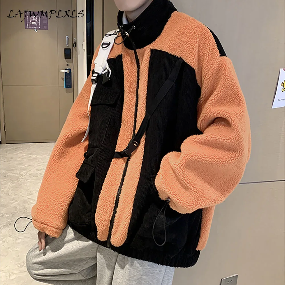 New Arrival Corduroy Men Stand Collar Contrast Color Polar Fleece Jackets King Size Student Loose Casual Garment Coats
New Arrival Corduroy Men Stand Collar Contrast Color Polar Fleece Jackets King Size Student Loose Casual Garment Coats