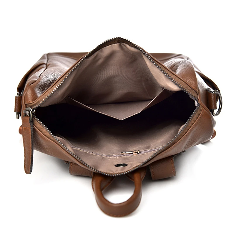 Multifunction Backpack travel bag soft leather large capacity women's fashion backpack School Bags for Girls Shoulder Bags
Multifunction Backpack travel bag soft leather large capacity women's fashion backpack School Bags for Girls Shoulder Bags