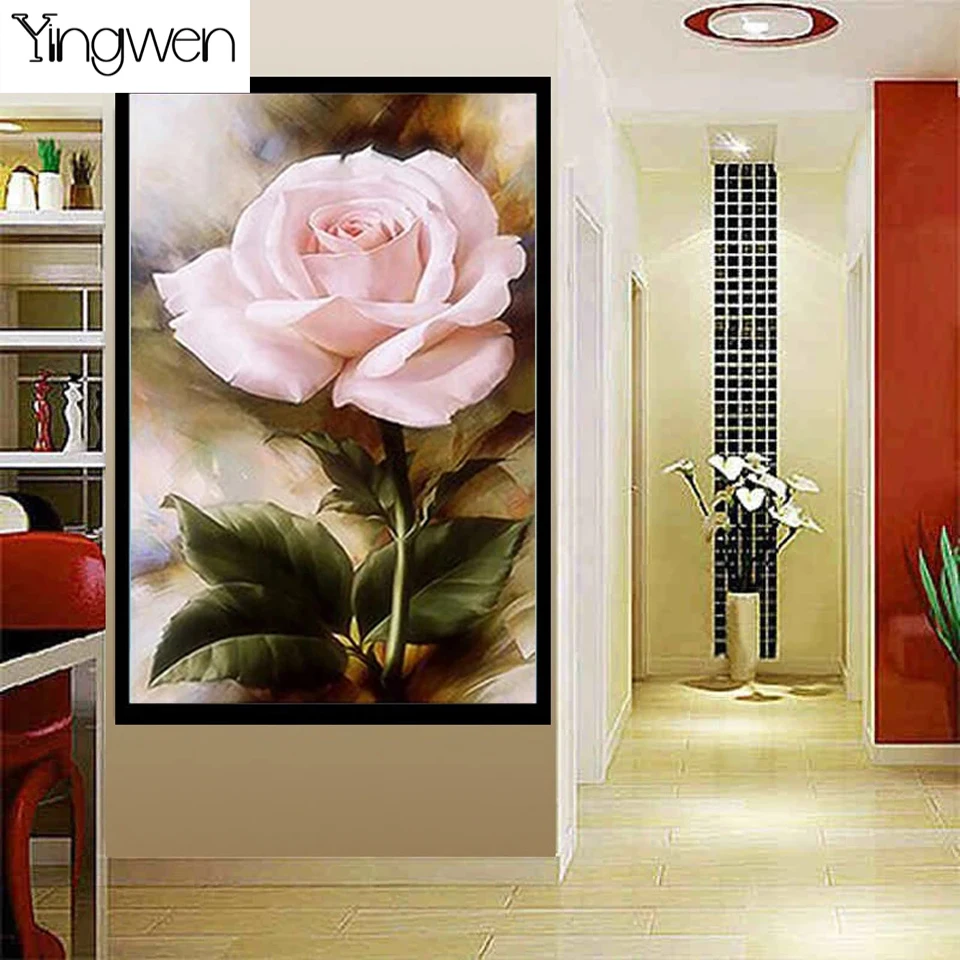 DIY 5D Diamond Painting Rose Flower Full Round / Square Drill Embroidery Cross Stitch Kit Rhinestone Picture Art Home Decor Gift
DIY 5D Diamond Painting Rose Flower Full Round / Square Drill Embroidery Cross Stitch Kit Rhinestone Picture Art Home Decor Gift