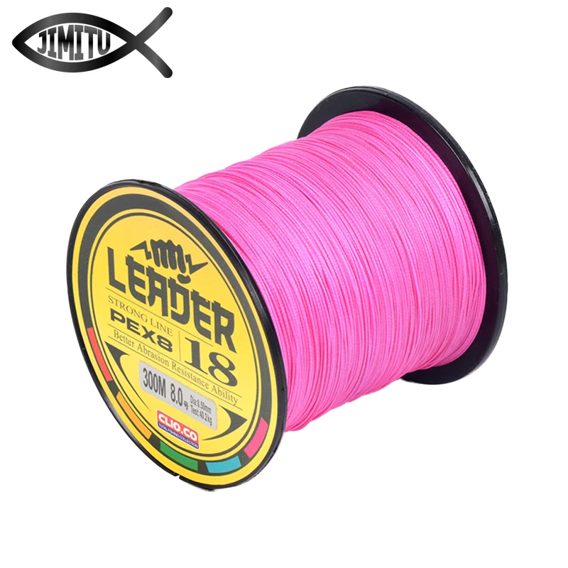 JIMITU 8 braided fishing line 1000m Strong strength fishing line coiling PE fishing line multifilament line for fishing in stock
JIMITU 8 braided fishing line 1000m Strong strength fishing line coiling PE fishing line multifilament line for fishing in stock
