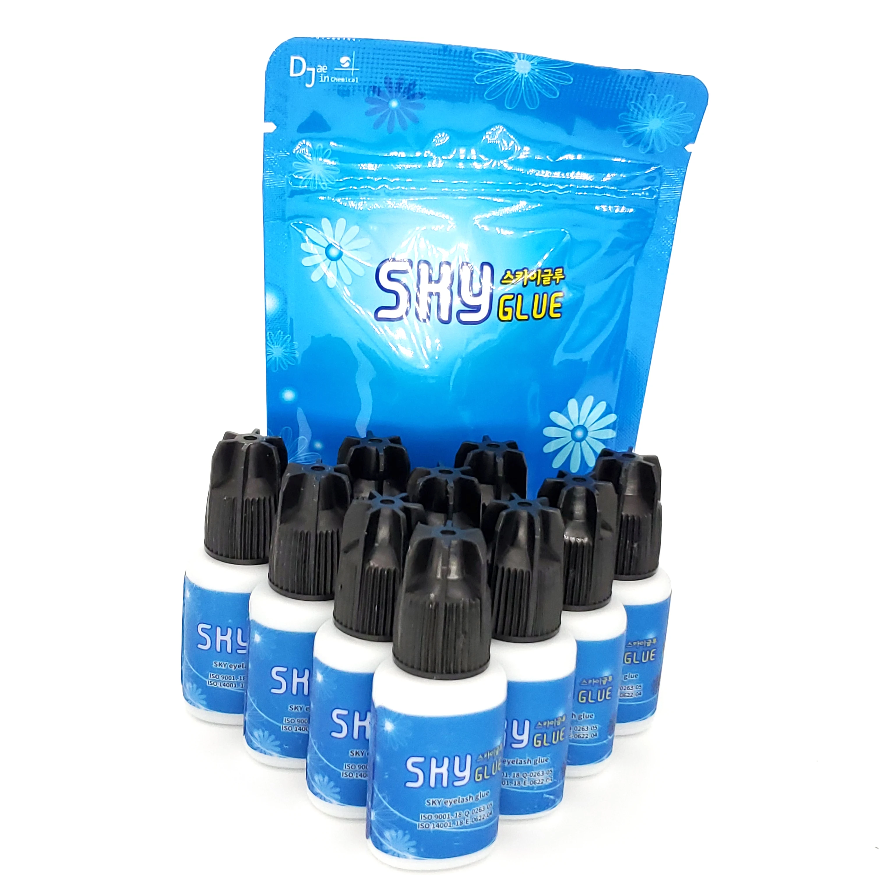 Korea Original Sky Glue 1-2s Dry Time Most Powerful Fastest Glue S+ for Eyelash Extensions MSDS Adhesive 5ml Black Cap
Korea Original Sky Glue 1-2s Dry Time Most Powerful Fastest Glue S+ for Eyelash Extensions MSDS Adhesive 5ml Black Cap