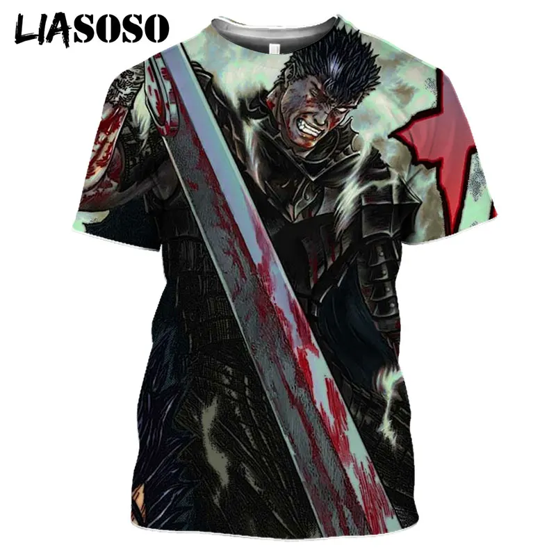 LIASOSO 3D Print Unisex Anime Berserk Cool Cosplay Casual T-shirt Harajuku O-neck Tee Fashion T Shirts Streetwear Hip Pop Tops
LIASOSO 3D Print Unisex Anime Berserk Cool Cosplay Casual T-shirt Harajuku O-neck Tee Fashion T Shirts Streetwear Hip Pop Tops