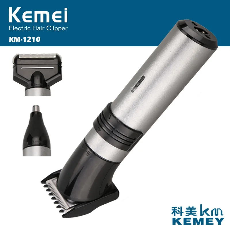 kemei hair trimmer KM-1210 3 in 1 rechargeable hair clipper nose hair trimmer electric shaver beard trimmer washable
kemei hair trimmer KM-1210 3 in 1 rechargeable hair clipper nose hair trimmer electric shaver beard trimmer washable