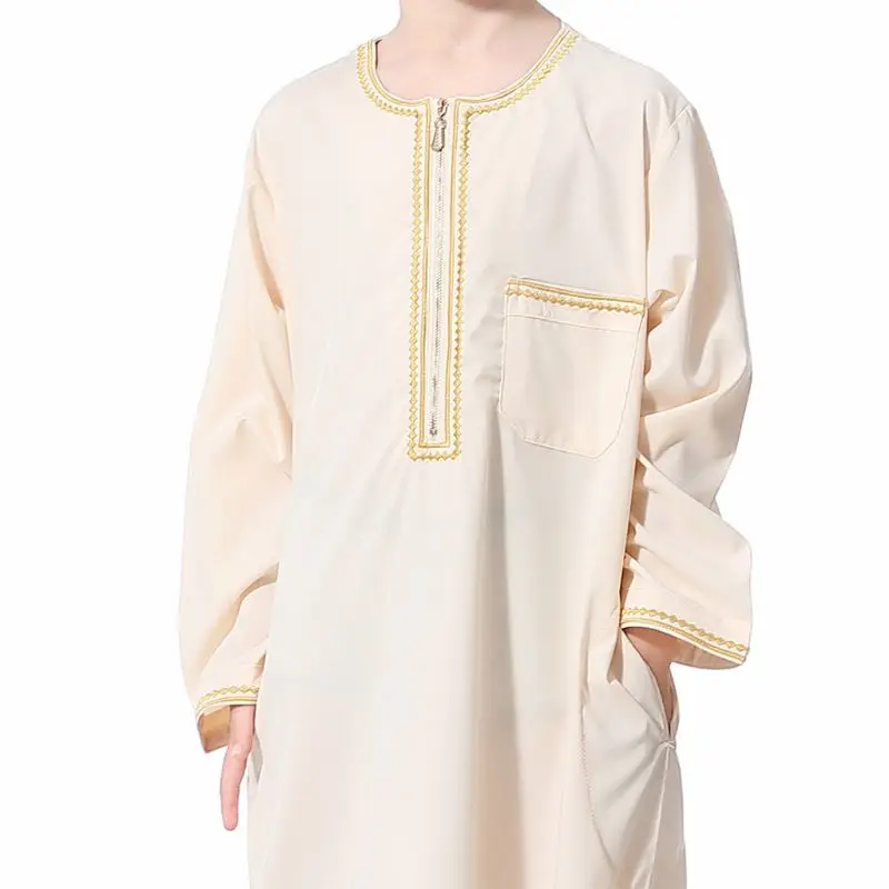 Muslim Kids Boys Jubba Thobe Robe Arab Islamic Middle Eastern Teen Zipper Long Sleeve Robes Muslim Fashion
Muslim Kids Boys Jubba Thobe Robe Arab Islamic Middle Eastern Teen Zipper Long Sleeve Robes Muslim Fashion