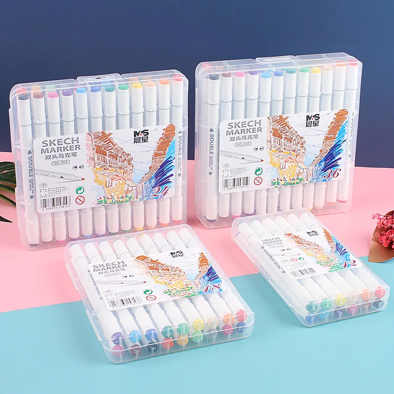 Double-headed oily markers for primary school students anime painting color pen children 36-color painting watercolor pen set
Double-headed oily markers for primary school students anime painting color pen children 36-color painting watercolor pen set