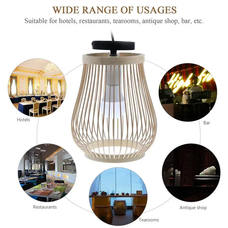 Chinese Woven Bamboo Art Bamboo Woven Chandelier Natural Bamboo Hanging Light Chinese Style Rattan Woven Ceiling Lamp For Home
Chinese Woven Bamboo Art Bamboo Woven Chandelier Natural Bamboo Hanging Light Chinese Style Rattan Woven Ceiling Lamp For Home