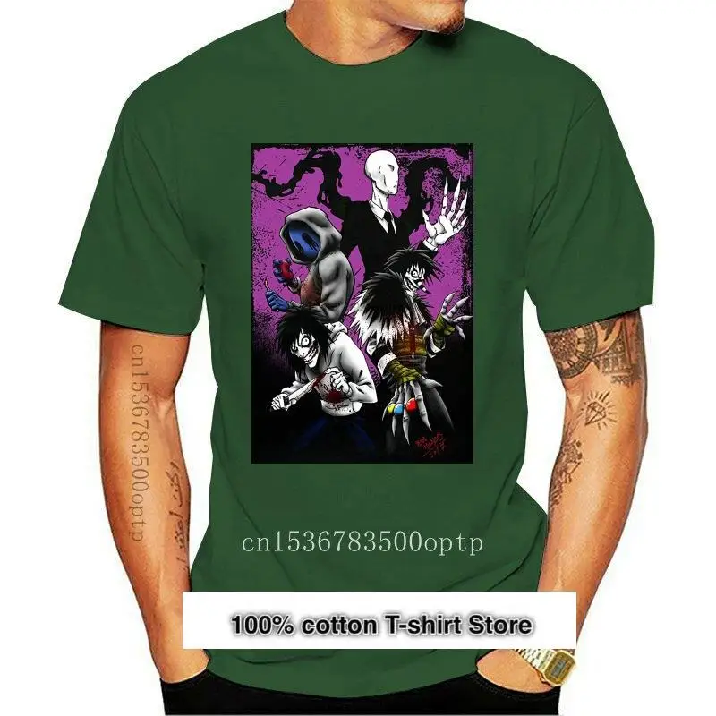 Camiseta con estampado de Creepypasta para hombre, camiseta moderna de estilo Hipster, Tops geniales, camiseta de verano 2021
Camiseta con estampado de Creepypasta para hombre, camiseta moderna de estilo Hipster, Tops geniales, camiseta de verano 2021