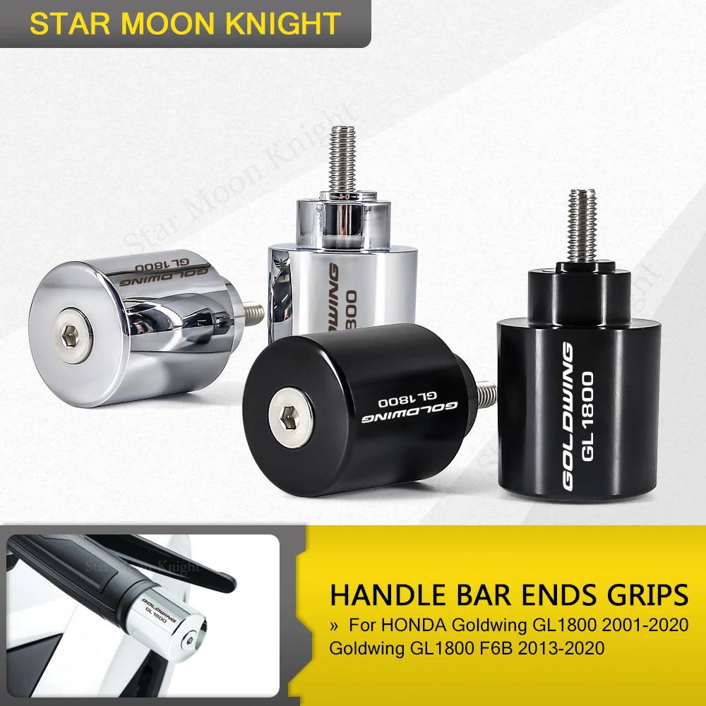 Motorcycle Chromium Handlebar Counterweight Plug Slider Handle Bar Ends Grips For HONDA Gold Wing 1800 GL1800 GL 1800 2001-2020
Motorcycle Chromium Handlebar Counterweight Plug Slider Handle Bar Ends Grips For HONDA Gold Wing 1800 GL1800 GL 1800 2001-2020