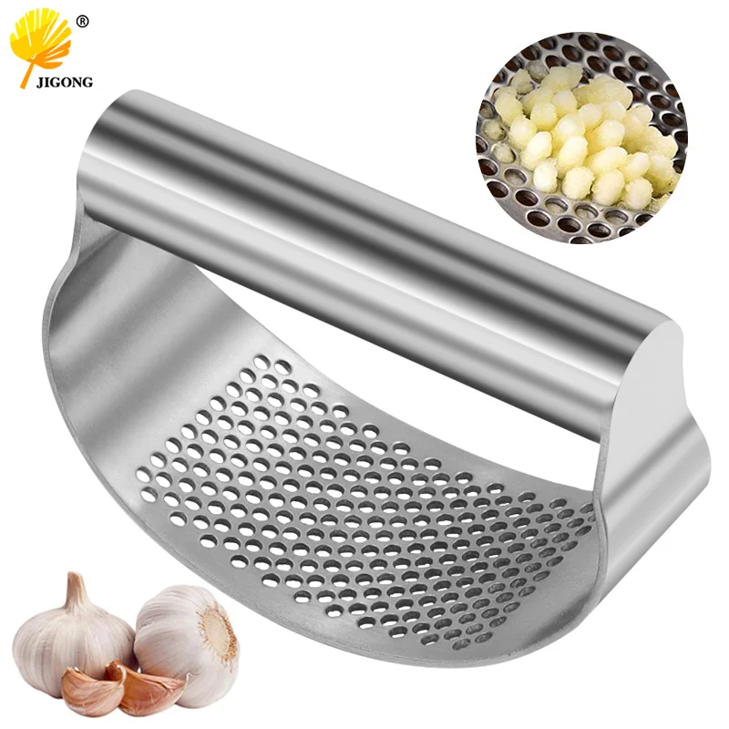 Manual Garlic Press Curved Garlic Cutter Slicer Chopper Stainless Steel Garlic Press Kitchen Tool Tool 
Manual Garlic Press Curved Garlic Cutter Slicer Chopper Stainless Steel Garlic Press Kitchen Tool Tool