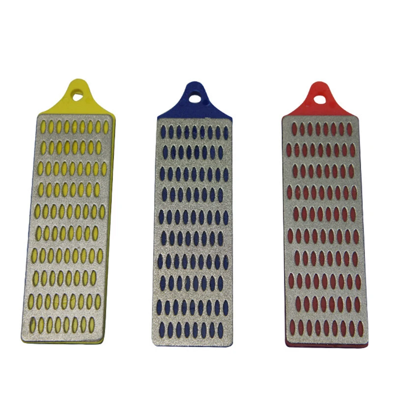 3Pcs Diamond Sharpening Whetstone Sharpeners Grit Coarse Medium Sharpening Cutter Stone Polishing Tool Kitchen Acces 3.54x1.02"
3Pcs Diamond Sharpening Whetstone Sharpeners Grit Coarse Medium Sharpening Cutter Stone Polishing Tool Kitchen Acces 3.54x1.02"