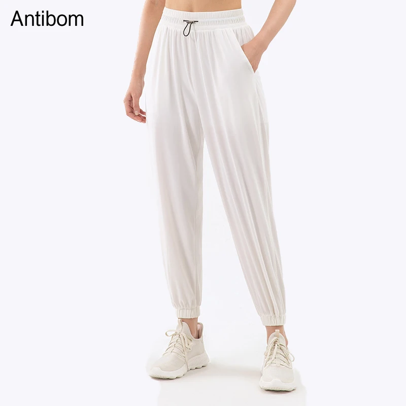 Antibom Gym Women's Pants Fitness Yoga Leggings Sports Breathy Clothing High Waist Loose Leisure Drawstring Beam Feet Sportswear
Antibom Gym Women's Pants Fitness Yoga Leggings Sports Breathy Clothing High Waist Loose Leisure Drawstring Beam Feet Sportswear