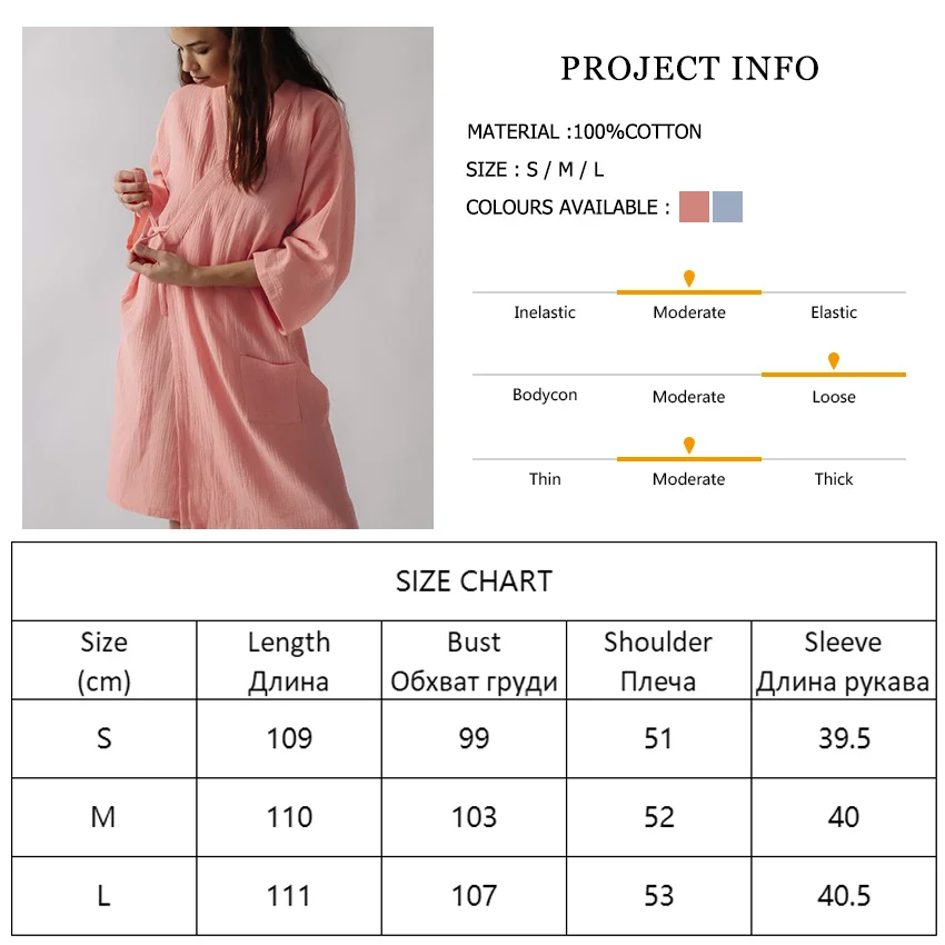Pocket Bathrobe Cotton Robe Sexy Three Sleeve Sleepwear Kimono Women Nightgown Home Dresses 2021
Pocket Bathrobe Cotton Robe Sexy Three Sleeve Sleepwear Kimono Women Nightgown Home Dresses 2021