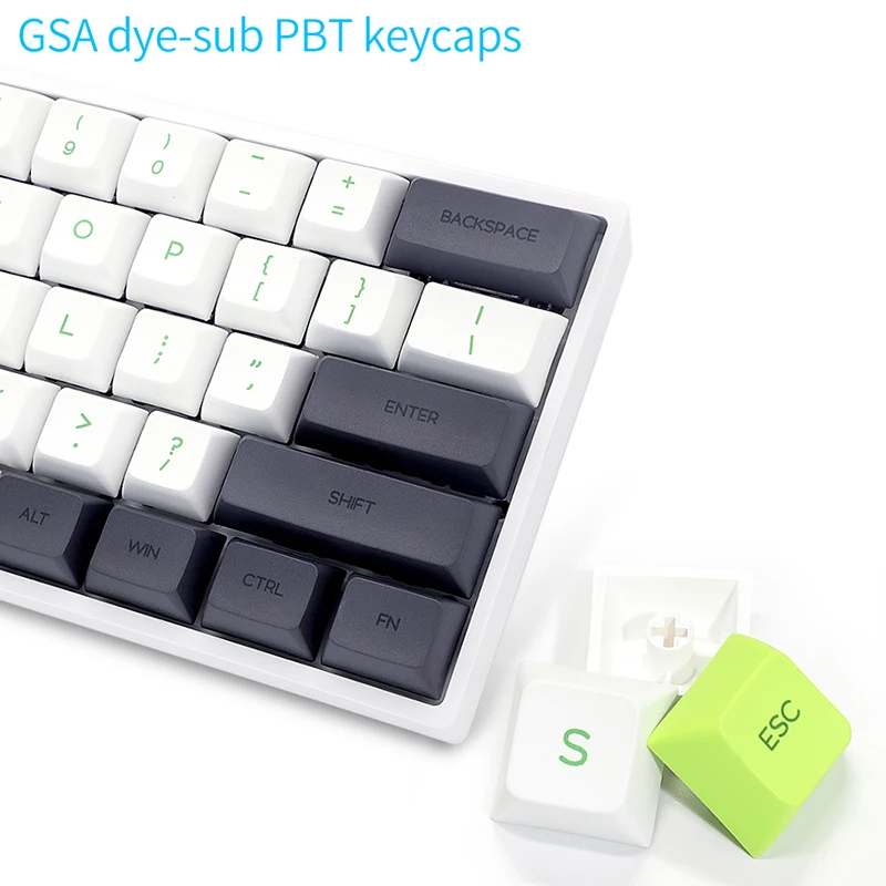 Skyloong SK61 Panda Gateron желтый механический оптический переключатель kлавира Mеханичесая