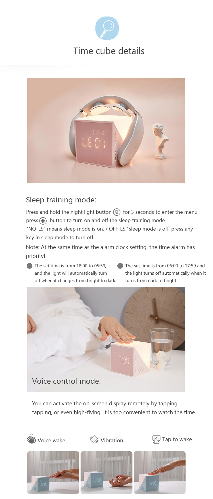 Protable Mini LED Digital Smart Alarm Clock Creative Alarm Clock Night Light Clock USB Wake Up Clock Charging Small Night Light
Protable Mini LED Digital Smart Alarm Clock Creative Alarm Clock Night Light Clock USB Wake Up Clock Charging Small Night Light