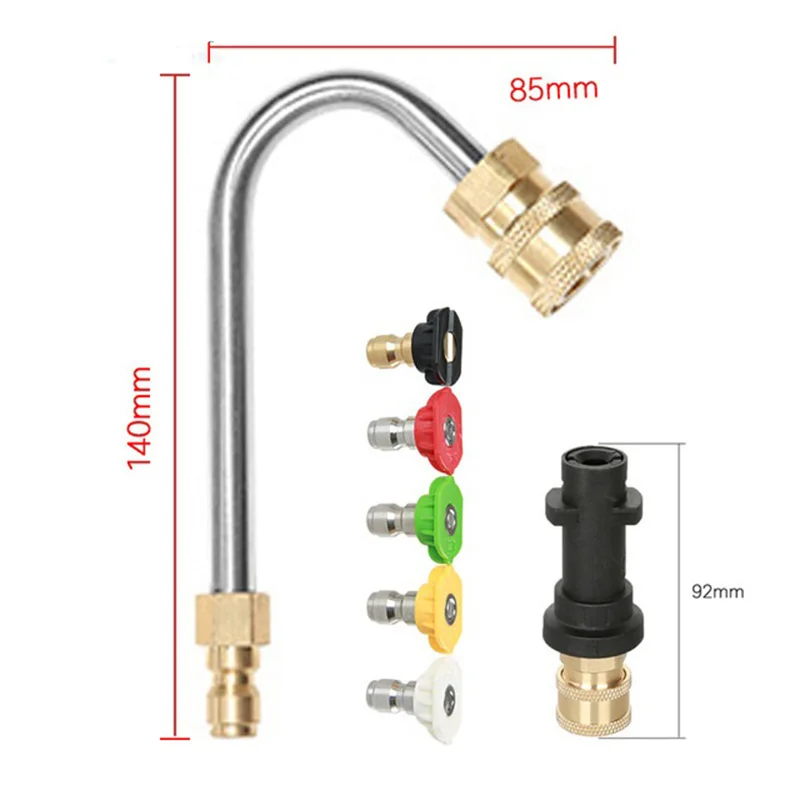 Pressure Washer Nozzle High Pressure Cleaner Pressure Washer Accessories For Karcher K Series Nozzle Tips Adjustable Angle Spray
Pressure Washer Nozzle High Pressure Cleaner Pressure Washer Accessories For Karcher K Series Nozzle Tips Adjustable Angle Spray