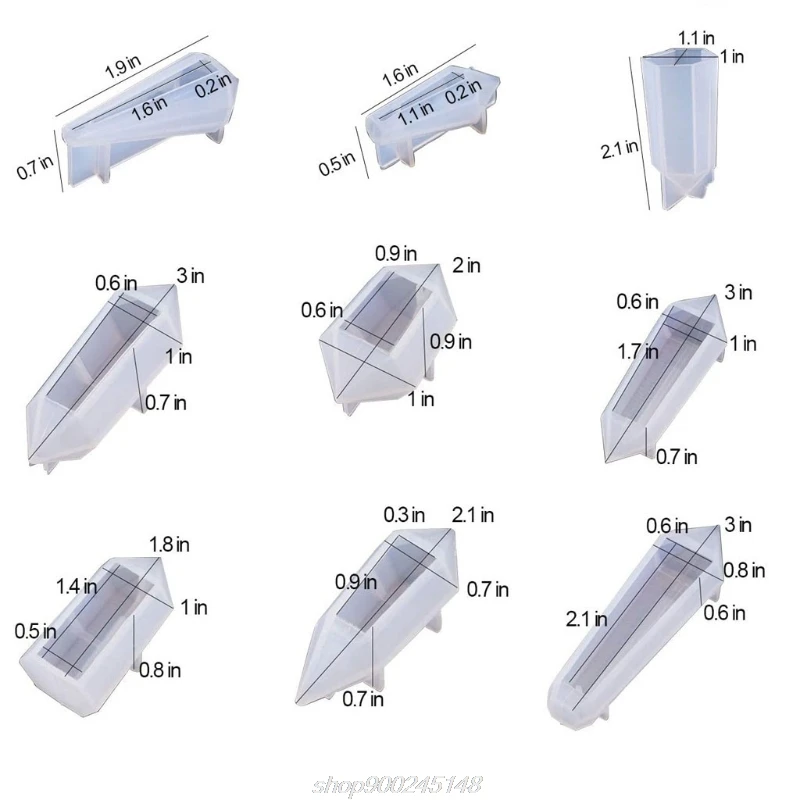 18Pcs Resin Pendulum Molds Silicone Quartz Crystal Molds with 20cs Metal Bead Caps Epoxy UV Resin Molds D25 20 Dropshipping
18Pcs Resin Pendulum Molds Silicone Quartz Crystal Molds with 20cs Metal Bead Caps Epoxy UV Resin Molds D25 20 Dropshipping