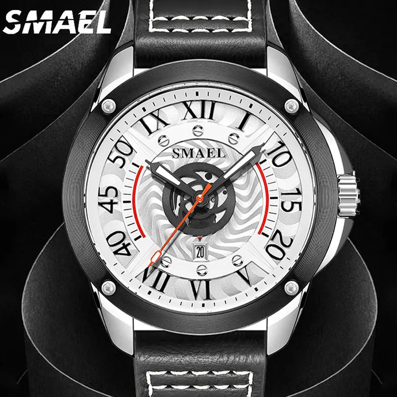 SMAEL Top Leather Watches Luxury Watch Men Watches 2021 Male Clocks Date Sport Military Strap Quartz Business Men Watch Gift New
SMAEL Top Leather Watches Luxury Watch Men Watches 2021 Male Clocks Date Sport Military Strap Quartz Business Men Watch Gift New