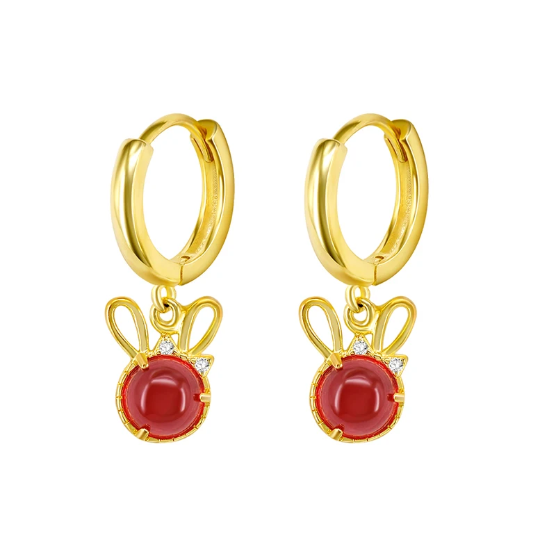 925 Silver Ear Buckle Red Zircon Drop Earrings Lovely Hoop Earrings For Women Transparent Crystal Opal Earrings Romantic Gift
925 Silver Ear Buckle Red Zircon Drop Earrings Lovely Hoop Earrings For Women Transparent Crystal Opal Earrings Romantic Gift