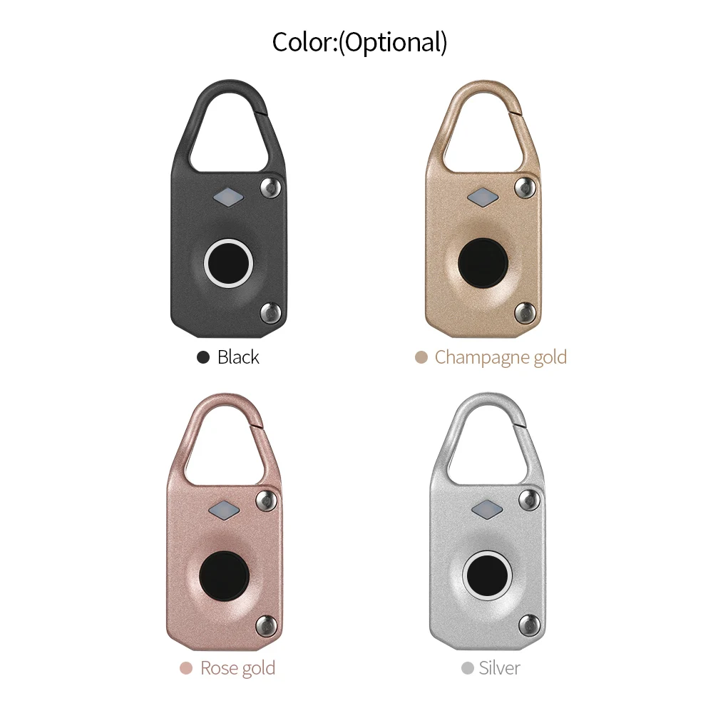 New Smart Fingerprint Padlock Mini Smart Lock 10 Fingerprint Recording Security Padlock Outdoor Travel Rechargeable Luggage Lock
New Smart Fingerprint Padlock Mini Smart Lock 10 Fingerprint Recording Security Padlock Outdoor Travel Rechargeable Luggage Lock