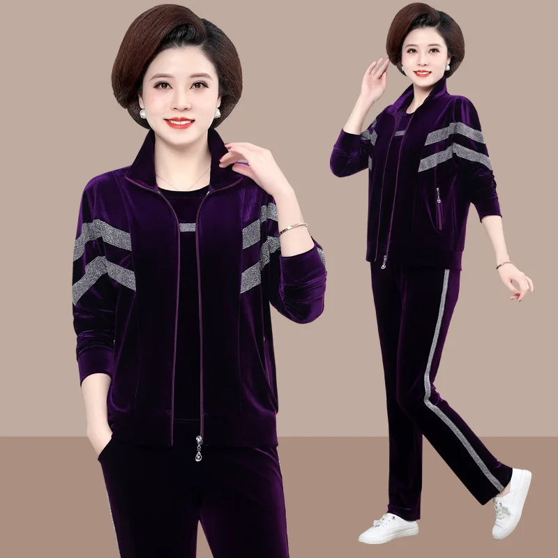 3pcs Spring Sport Suit Women Sportswear Velvet Loose Jacket+sweatshirt+pant Running Jogger Fitness Outfits Casual Set Tracksuit
3pcs Spring Sport Suit Women Sportswear Velvet Loose Jacket+sweatshirt+pant Running Jogger Fitness Outfits Casual Set Tracksuit