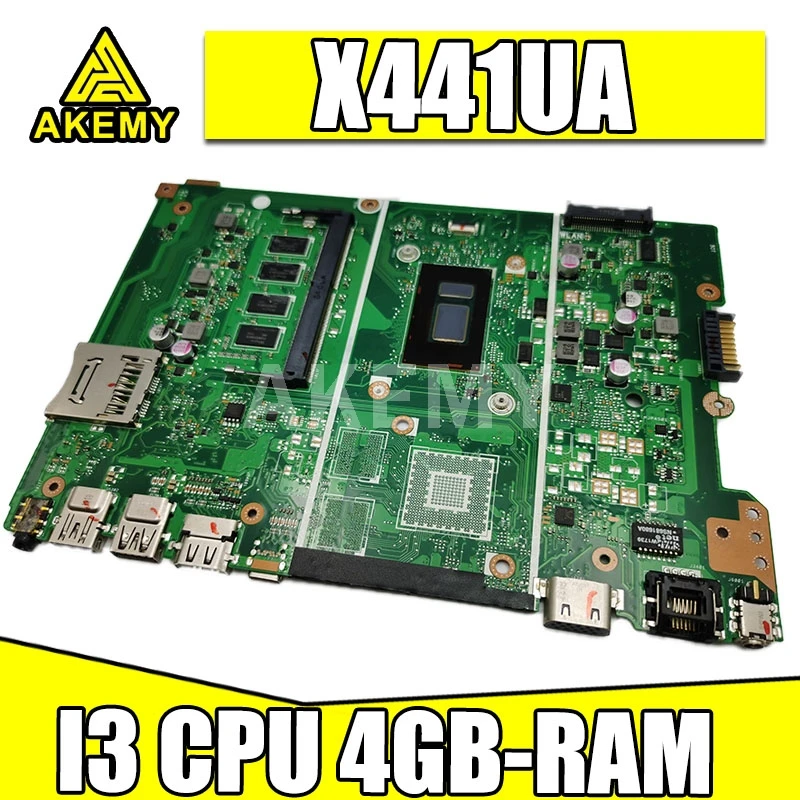 AKemy X441UA Материнская плата ноутбука для ASUS X441U X441UV X441UF X441UAK F441U A441U оригинальная материнская плата I3 CPU 4GB-RAM
AKemy X441UA Материнская плата ноутбука для ASUS X441U X441UV X441UF X441UAK F441U A441U оригинальная материнская плата I3 CPU 4GB-RAM