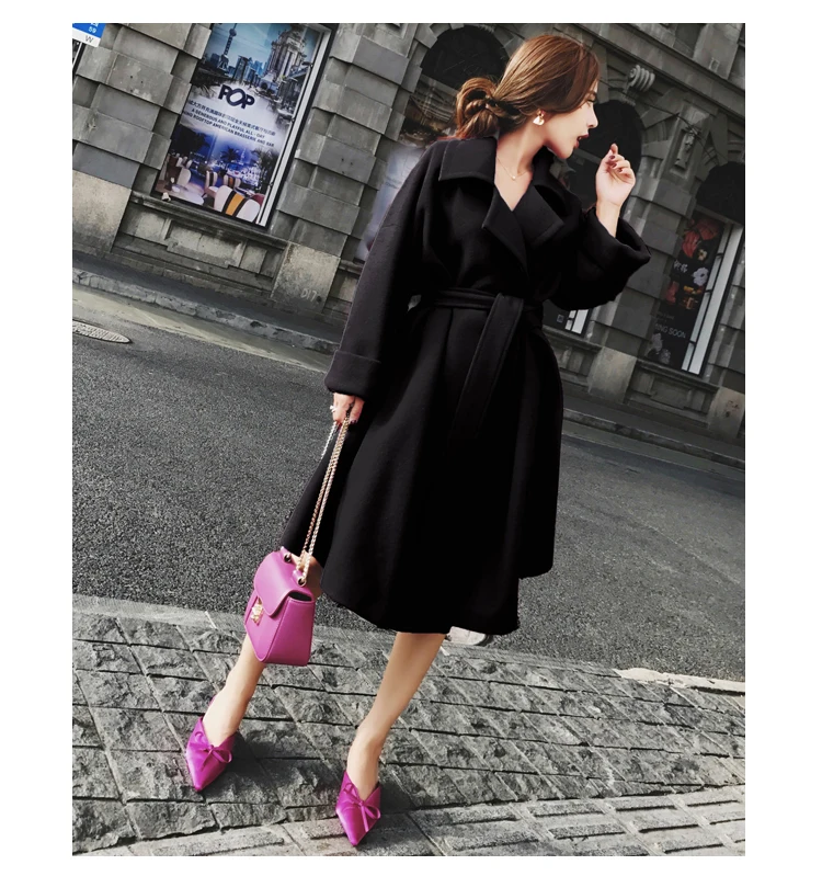 Bella Philosophy Autumn Women Casual Wool Coat Elegant Work Office Lady Long Sleeve Mujer Outerwear Female Solid Coats
Bella Philosophy Autumn Women Casual Wool Coat Elegant Work Office Lady Long Sleeve Mujer Outerwear Female Solid Coats
