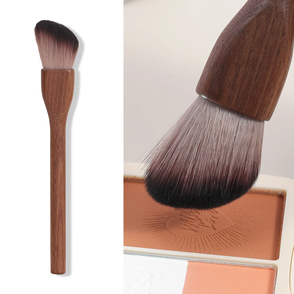 Bethy Beauty Bevel Trimming Makeup Brush Synthetic Hair Bristles Highlight Brush Professional Makeup Brush Walnut Wooden Handle
Bethy Beauty Bevel Trimming Makeup Brush Synthetic Hair Bristles Highlight Brush Professional Makeup Brush Walnut Wooden Handle
