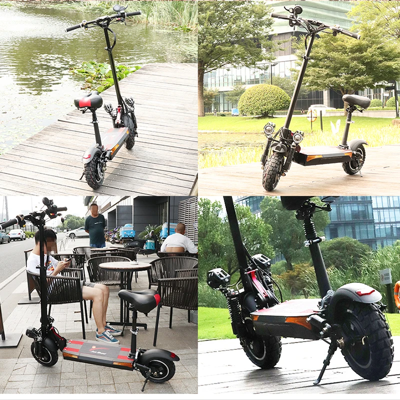 Adults Electric Scooters 48 V E-scooter with 10-18Ah Battery Waterproof Kick Scooter 60Km/h Two Motor Long Board Skateboard
Adults Electric Scooters 48 V E-scooter with 10-18Ah Battery Waterproof Kick Scooter 60Km/h Two Motor Long Board Skateboard