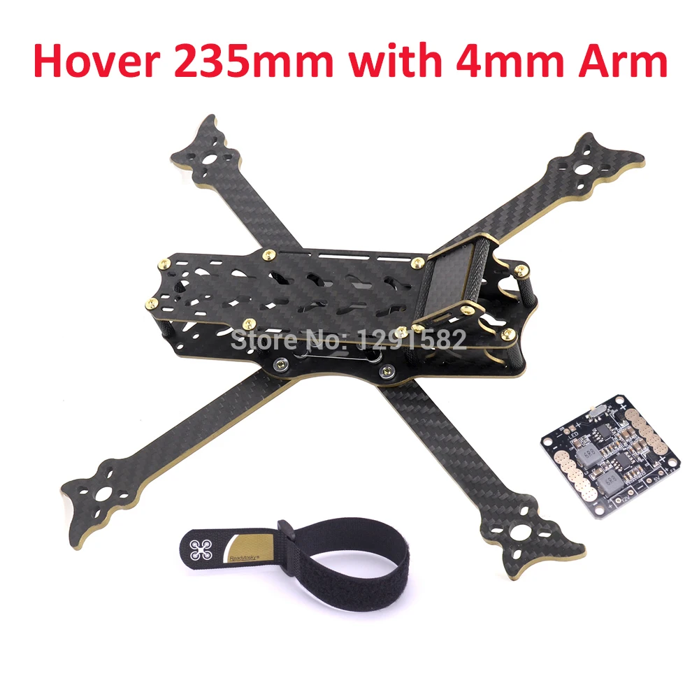 Рама Hover 235 мм 5 "FPV для фристайла с 4 рукояткой FPV гоночный Дрон Квадрокоптер