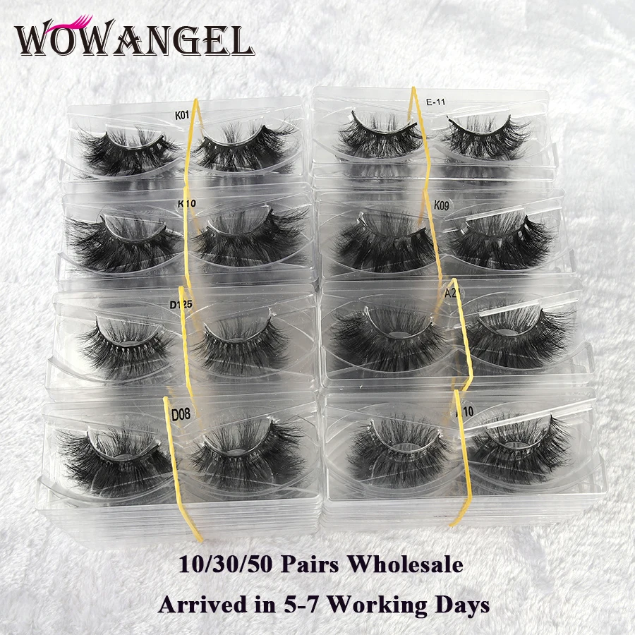 WOWANGEL Mink Lashes Wholesale Eyelashes Bulk 10/30/50 Pairs Soft Dramatic Natural Mink Lashes Makeup Mink Eyelashes
WOWANGEL Mink Lashes Wholesale Eyelashes Bulk 10/30/50 Pairs Soft Dramatic Natural Mink Lashes Makeup Mink Eyelashes