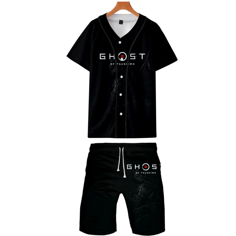 tsushima tshirt with cleavage v. tracksuit baseball sleeve short man T-shirt+ Women's summer clothes and pant fashion clothes
tsushima tshirt with cleavage v. tracksuit baseball sleeve short man T-shirt+ Women's summer clothes and pant fashion clothes