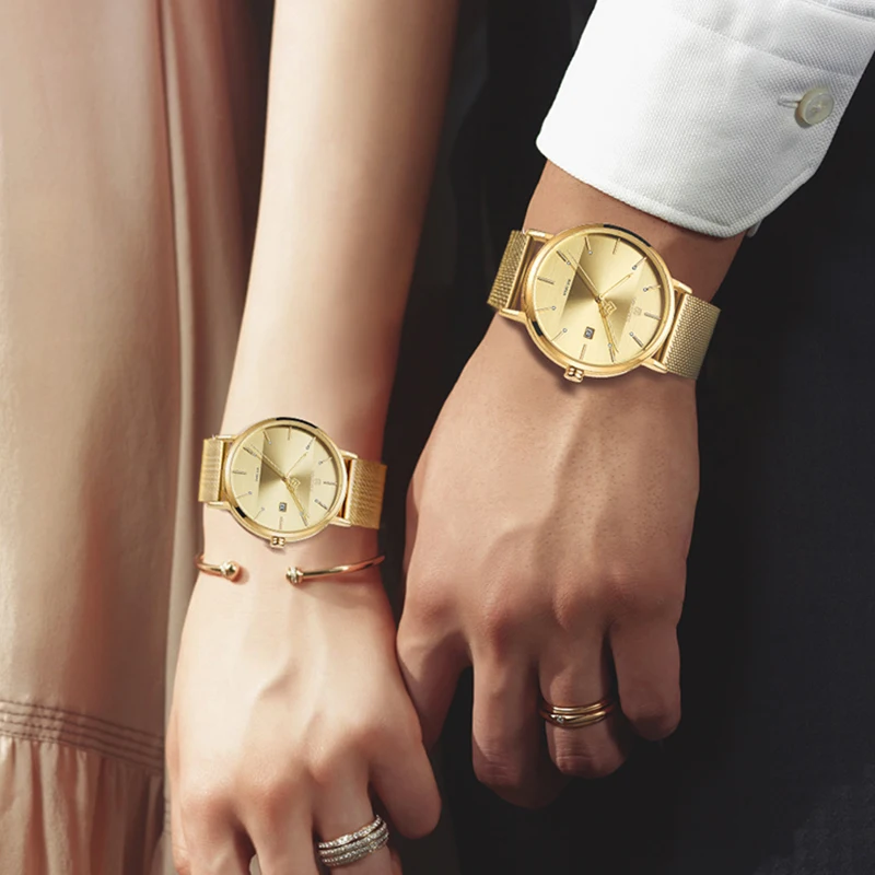 NAVIFORCE Luxury Lover Watches Lady Top Brand Waterproof Wristwatch Men Stainless Steel Fashion Quartz Clock Couple Watch Male
NAVIFORCE Luxury Lover Watches Lady Top Brand Waterproof Wristwatch Men Stainless Steel Fashion Quartz Clock Couple Watch Male