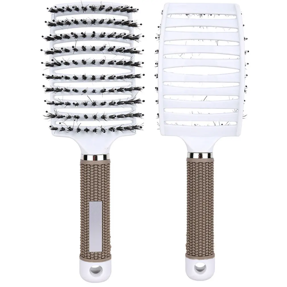 Women Hair Scalp Massage Comb Bristle Nylon Hairbrush Wet Curly Detangle Hair Brush For Salon Barber Hairdressing Styling Tool
Women Hair Scalp Massage Comb Bristle Nylon Hairbrush Wet Curly Detangle Hair Brush For Salon Barber Hairdressing Styling Tool