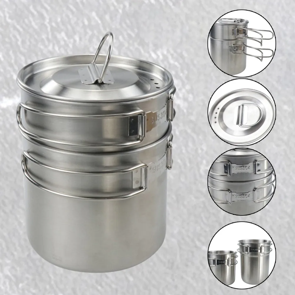 Camping Pot Cup Kits Portable Water Mug With Lid Foldable Handle Outdoor Picnic Travel Cookware Tableware Utensils Muti-tools
Camping Pot Cup Kits Portable Water Mug With Lid Foldable Handle Outdoor Picnic Travel Cookware Tableware Utensils Muti-tools