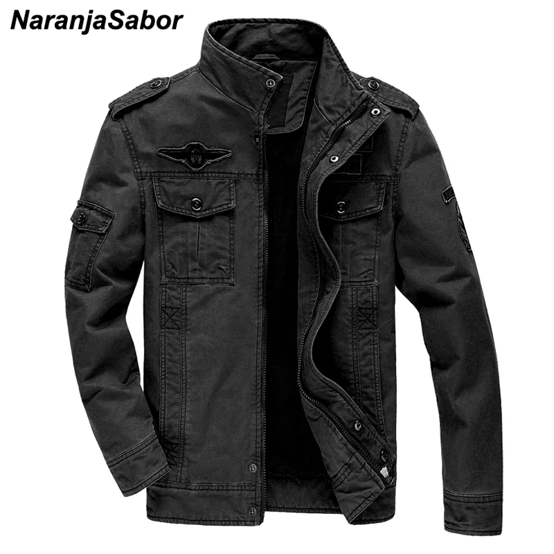 NaranjaSabor New Jacket Mens 2020 Autumn Men Solid Color Coat Male Fashion Military Outwear Large Size 6XL Brand Clothing N573
NaranjaSabor New Jacket Mens 2020 Autumn Men Solid Color Coat Male Fashion Military Outwear Large Size 6XL Brand Clothing N573