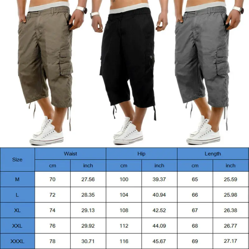 Summer Men's Combat Cargo Shorts Casual Work Pants with Pockets Capri Shorts Mens Casual Jogger Shorts Workout Gym Trousers
Summer Men's Combat Cargo Shorts Casual Work Pants with Pockets Capri Shorts Mens Casual Jogger Shorts Workout Gym Trousers