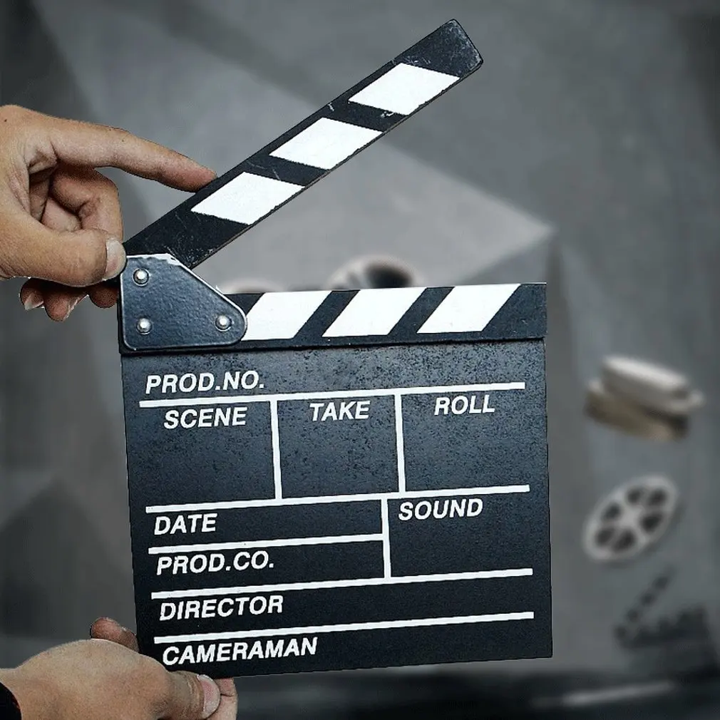 Director Video Acrylic Stiff Dry Erase Tv Film Movie Board Slate With Color Sticks 20 * 20 Cm Professional Fashion Portable
Director Video Acrylic Stiff Dry Erase Tv Film Movie Board Slate With Color Sticks 20 * 20 Cm Professional Fashion Portable