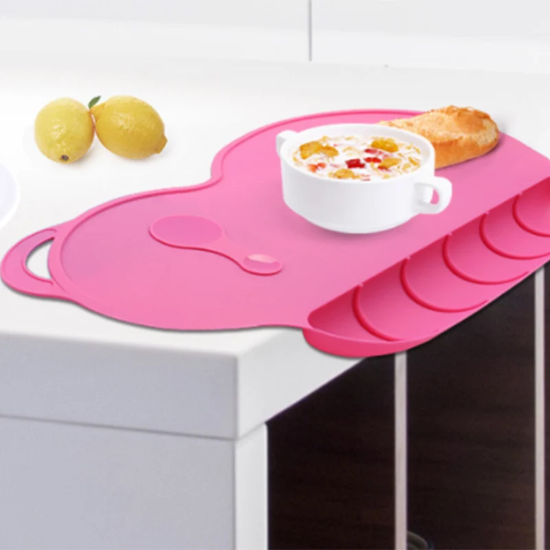 Children Silicone Suction Plate Dining Plate Place Mat Divided Serving Tray Kid Waterproof Table Suction Plate Baby Feeding Dish 
Children Silicone Suction Plate Dining Plate Place Mat Divided Serving Tray Kid Waterproof Table Suction Plate Baby Feeding Dish